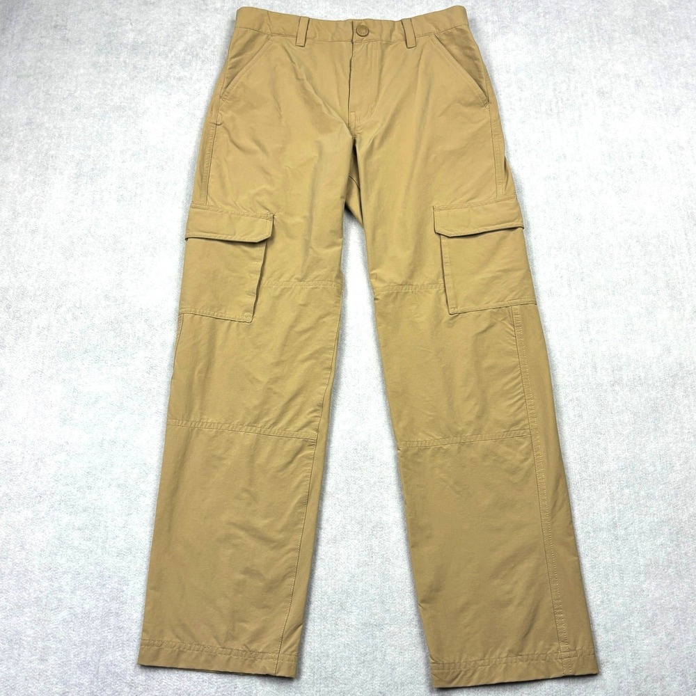 The North Face Cargo Pants Boys Large 14/16 Khaki Beige Stretch Nylon Outdoor